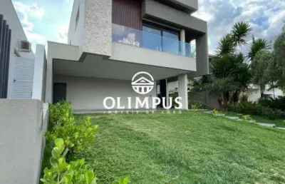 Belíssimo sobrado de 368m² com excelente acabamento, localizado no bairro jardins barcelona condomínio jardins barcelona.