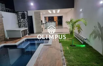 Belíssima casa de 198m² com excelente localização em uberlândia/mg.