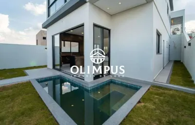 Excelente sobrado alto padrão com 4 quartos em condomínio na cidade de uberlândia-mg.