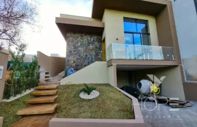 Casa nova no  condomínio heimtal park em londrina – 3 quartos e área gourmet