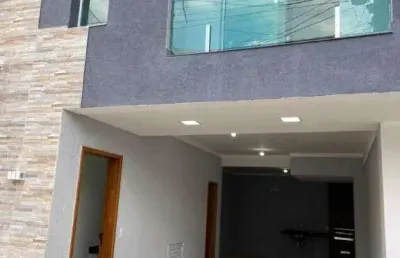 Santo andré sobrado 144m² novo, 3 dormitórios, 3 vagas com ótima localização e valor !!!