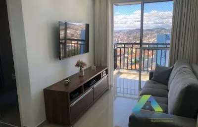 Santo andré apartamento 50m², 2 dormitórios, 1 vaga, lazer completo ao lado do parque central e shopping abc, excelente valor !!!!
