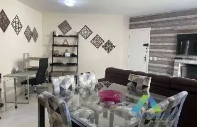 Apartamento mobiliado com 3 dormitórios para alugar, 110 m² por r$ 7.260/mês - bosque da saúde - são paulo/sp