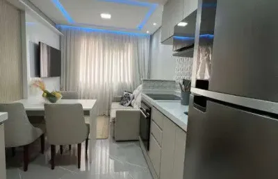 Apartamento planejado com 33m²  a venda por r$297.000 no parque fongaro