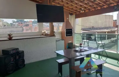 Diadema sobrado 200m², 2 dormitórios, sala 2 ambientes, espaço gourmet, 2 vagas, ótima localização e valor !!!