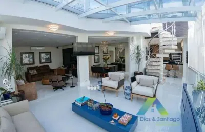 Cobertura com 4 dormitórios à venda, 370 m² por r$ 4.590.000,00 - indianópolis - são paulo/sp