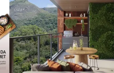 Apartamento com 3 quartos sendo 1 suíte, 105 m² em agriões - teresópolis/rj.