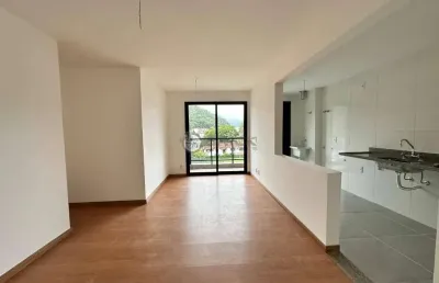 Apartamento novíssimo com 3 quartos sendo 1 suíte, 76 m² na ermitage- teresópolis/rj.