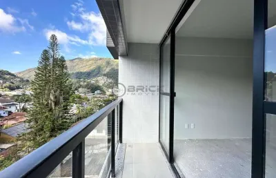 Apartamento à venda com 2 quartos sendo 1 suíte, 91.82 m² no alto - teresópolis/rj.