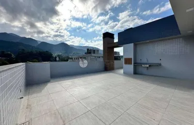 Cobertura à venda com 3 suítes, 217 m² no alto - teresópolis/rj.