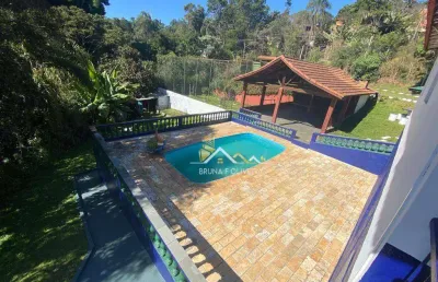 Chácara com 4 dormitórios à venda, 1500 m² por r$ 750.000,00 - terra preta - mairiporã/sp