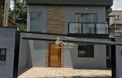 Sobrado com 2 dormitórios à venda, 104 m² por r$ 600.000,00 - jardim santo antônio - atibaia/sp