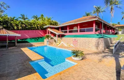 Chácara com 4 dormitórios à venda, 2000 m² por r$ 1.550.000 - bairro canedos - piracaia/sp