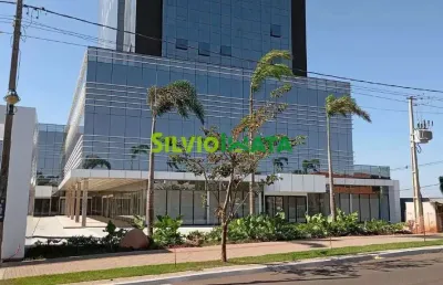 Sala comercial de alto padrão para locar no edifício unique medical center, jardim cidade monções.