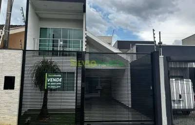 Excelente sobrado com lindo espaco gurmet, 04 quartos sendo 02 suites, para morar no jardim atami.