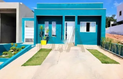 Casa térrea, 3 quartos, 1 suite, espaço gourmet, 2 vagas, lazer completo