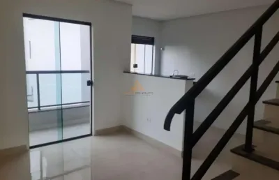Cobertura para venda em santo andré, vila sao pedro, 2 dormitórios, 2 banheiros, 1 vaga