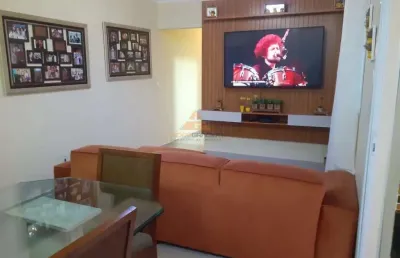 Apartamento para venda em santo andré, paraiso, 3 dormitórios, 1 suíte, 2 banheiros, 2 vagas