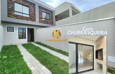 Sobrado novo com 2 quartos e espaço gourmet  na melhor localização do umbara