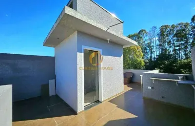 Sobrado triplex 3 quartos umbará próximo r. nicola pellanda com 110 m² privativos (contando terraço)