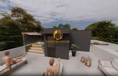 Amplo sobrado triplex com 3 quartos sendo 1 suíte no portão curitiba, solarium com preparação para jacuzzi