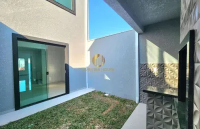 Sobrado novo 2 suíte edícula com churrasqueira no alto boqueirão