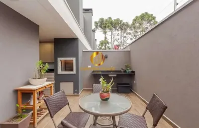 Sobrado 3 quartos sendo 1 suite vila das araucárias, fundos gourmet com churrasqueira e mobiliado