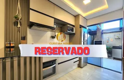 Lindo sobrado com 2 quartos, mobiliado com garagem para 2 carros e fundos com churrasqueira