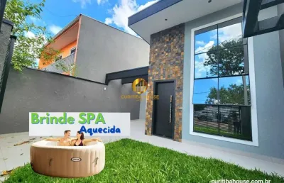 Casa térrea alto padrão com 3 quartos sendo 1 suíte, alto padrão de acabamentos localizada no melhor do umbará
