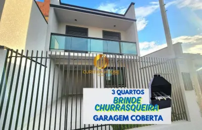 Sobrado 3 quartos novo próximo supermercado jacomar - maestro