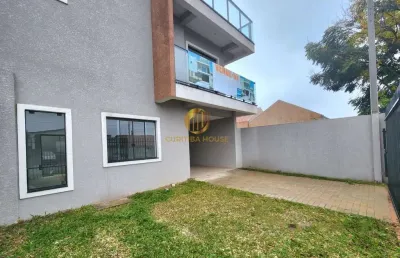 Lindo sobrado triplex 3 quartos sendo 1 suíte com solarium no pinheirinho