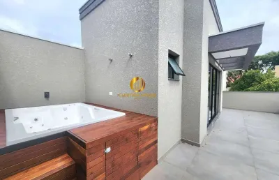 Casa alto padrão 3 suítes, rooftop com jacuzzi e alto padrão de acabamentos no residencial le soleil rua pará água verde