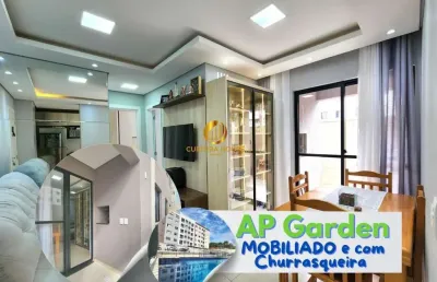 Lindo apartamento garden decorado, condomínio club park royale, pedro moro sjp
