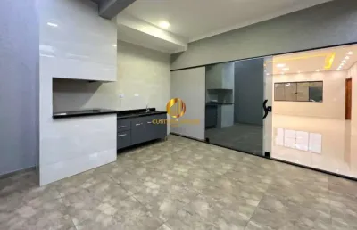 Sobrado novo 4 quartos sendo 1 suíte master com hidro e espaço gourmet nações cidade real