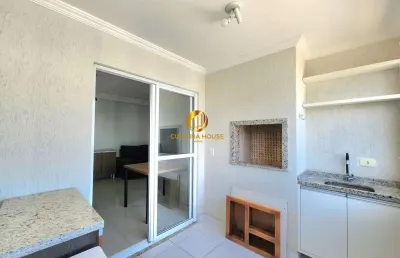 Apartamento 2 quartos sendo 1 suíte, varanda gourmet semi mobiliado para locação ecoville
