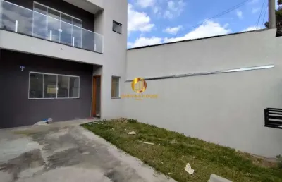 Sobrado 3 quartos sendo um suíte, novo com terraço no bairro sítio cercado.