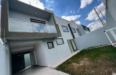 Sobrado com 4 quartos e suíte à venda no gralha azul  rua arapongas, 427  fazenda rio grande