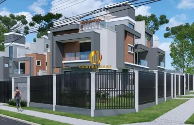 Triplex de esquina com terraço gourmet e suíte master no xaxim