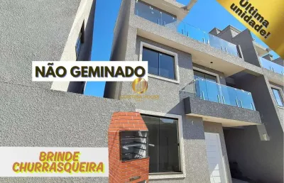 Sobrado triplex não geminado novo com 3 quartos, condomínio fechado pinheirinho e com rooftop