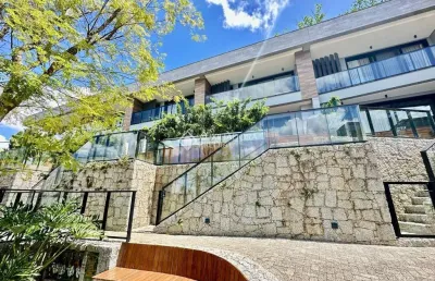 Casa em condomínio fechado com 3 quartos para alugar na rua laurindo januário da silveira, 954, lagoa da conceição, florianópolis, 246 m2 por r$ 16.900