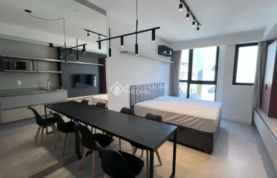 Apartamento com 1 quarto para alugar na rua professora maria flora pausewang, 137, trindade, florianópolis, 32 m2 por r$ 3.900