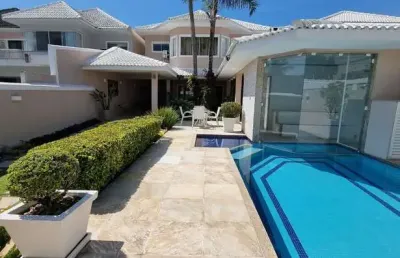 Casa de luxo em condomínio no recreio dos bandeirantes com 4 suítes e 450m² - rio de janeiro-rj