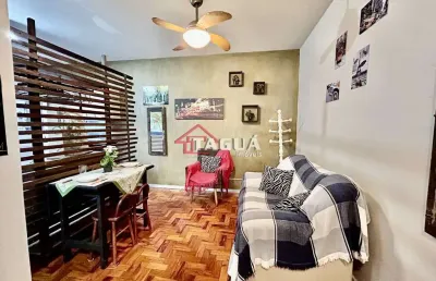 Kitnet com 1 quarto, gonzaga, santos - r$ 330 mil, cod: 413