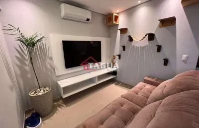 Apartamento com 1 quarto, vila mathias, santos - r$ 500 mil, cod: 669