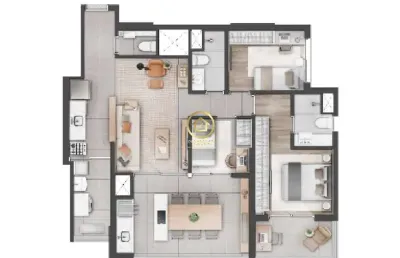 Apartamento com 3 quartos à venda na praça cláudio galeno, 183, alto da lapa, são paulo por r$ 1.169.000