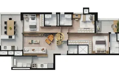 Apartamento com 3 quartos à venda na praça cláudio galeno, 183, alto da lapa, são paulo por r$ 1.549.000