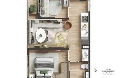 Apartamento com 1 quarto à venda na rua cotoxó, 105, pompéia, são paulo por r$ 413.322