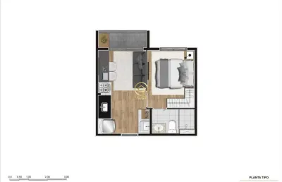 Apartamento com 2 quartos à venda na rua doutor sérgio meira, 280, barra funda, são paulo por r$ 219.000