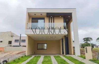 Sobrado em condominio para venda em sao jose dos pinhais / pr no bairro costeira
