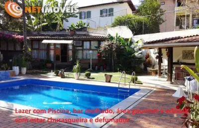 Casa com 5 quartos à venda na Rua Palermo, Bandeirantes (Pampulha), Belo Horizonte